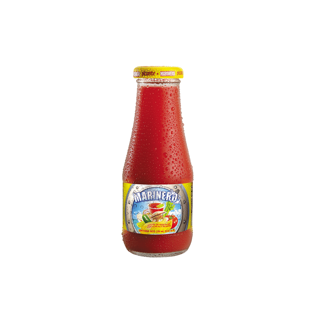 Cocktail Marinero Vegetales con Almejas Picante